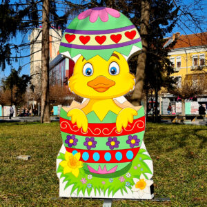 3Д фигура - ПИЛЕ във великденско яйце