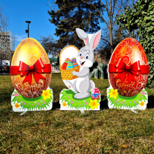 Композиция 19 - ЗАЕК с кошница и ЯЙЦА