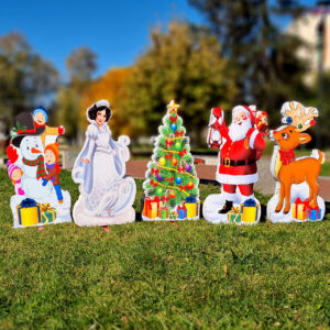 Композиция 3 - ДЯДО КОЛЕДА, СНЕЖАНКА, ЕЛХА, РУДОЛФ и СНЕЖЕН ЧОВЕК