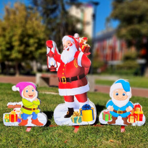 Композиция 13 - ДЯДО КОЛЕДА с фенер и 2 КОЛЕДНИ ДЖУДЖЕТА