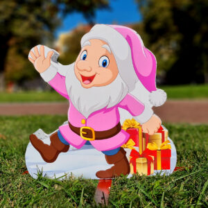 3Д фигура - КОЛЕДНО РОЗОВО ДЖУДЖЕ