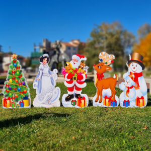 Композиция 4 - ДЯДО КОЛЕДА, СНЕЖАНКА, ЕЛХА, СНЕЖЕН ЧОВЕК и РУДОЛФ