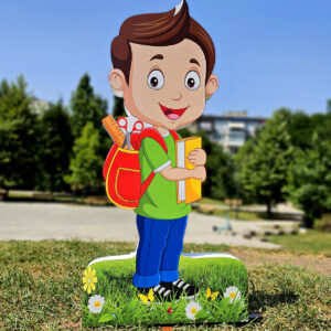 3Д фигура - Момче с раница - АЛЕКС