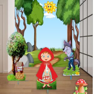 ДЕКОР ЗА СЦЕНА - ЧЕРВЕНАТА ШАПЧИЦА