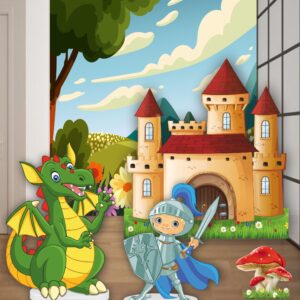 ДЕКОР ЗА СЦЕНА - РИЦАР И ДРАКОН