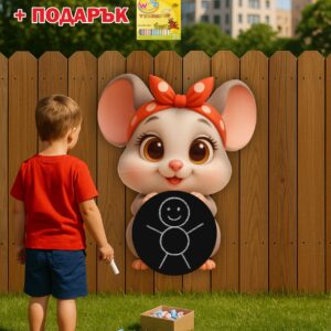 Фигура с черна дъска за рисуване МИШЛЕ