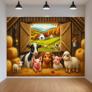 Пано за сцена – ЩАСТЛИВАТА ФЕРМА