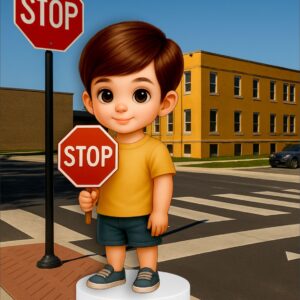 Фигури за пешеходни пътеки - МОМЧЕ 3