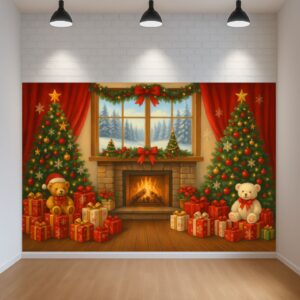 Пано за сцена – ПОДАРЪЦИТЕ ОТ ДЯДО КОЛЕДА