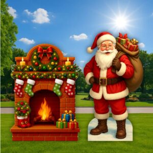 КОМПОЗИЦИЯ 59 - ДЯДО КОЛЕДА С КОЛЕДНА КАМИНА