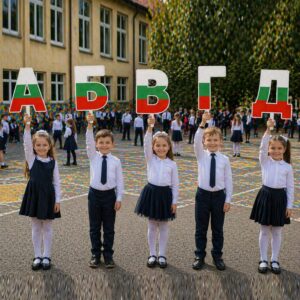 БУКВИ С БЪЛГАРСКОТО ЗНАМЕ ЗА ДЪРЖАНЕ