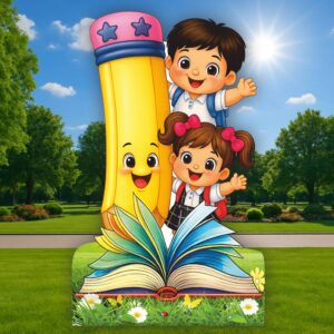 Фигура - МОМЧЕ И МОМИЧЕ С МОЛИВ И КНИЖКА