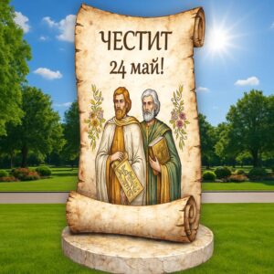 Обемна фигура - СВИТЪК С КИРИЛ И МЕТОДИЙ