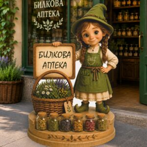 РЕКЛАМНА ФИГУРА - МАЛКАТА БИЛКАРКА