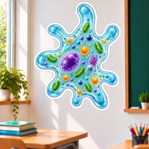 Стикер за Стена по Биология - Амеба, Модел 20
