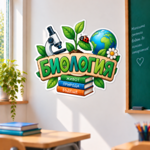 Стикер за Стена по Биология - Живот и Природа, Модел 5