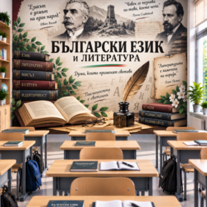 Фототапет за Стена по Български Език и Литература – Вазов и Славейков, Модел 2