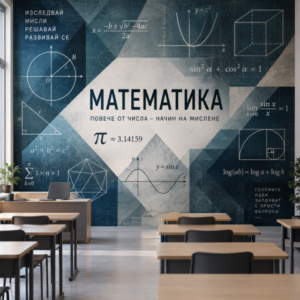 Фототапет за Стена по Математика – Числа и Чертежи, Модел 3