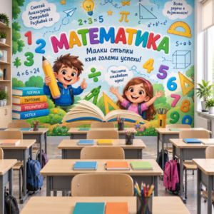 Фототапет за Стена по Математика – Малки Стъпки, Модел 4
