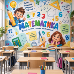 Фототапет за Стена по Математика – Числата Оживяват, Модел 5