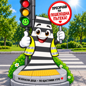 Усмихната Пешеходна Пътека – Обемна Фигура по БДП, Модел 4