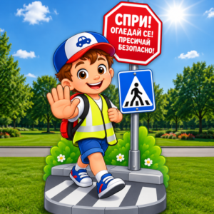 Спри, Огледай се и Пресичай Безопасно – Обемна Фигура по БДП, Модел 9
